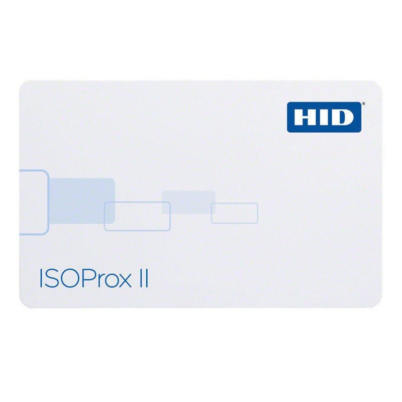 Picture of Blank white cards HID™ ISOPROX II RFID (H10301 26 bit format) Proximity. 70102071