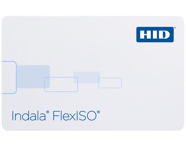Billede af Blanke hvide HID™ INDALA FLEXISO Proximity cards. 70102075